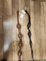 Andee Concho Faux Leather Belt