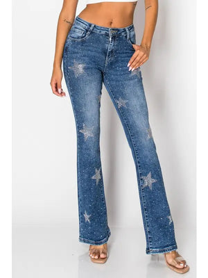 Analis Star Rhinestone Jeans
