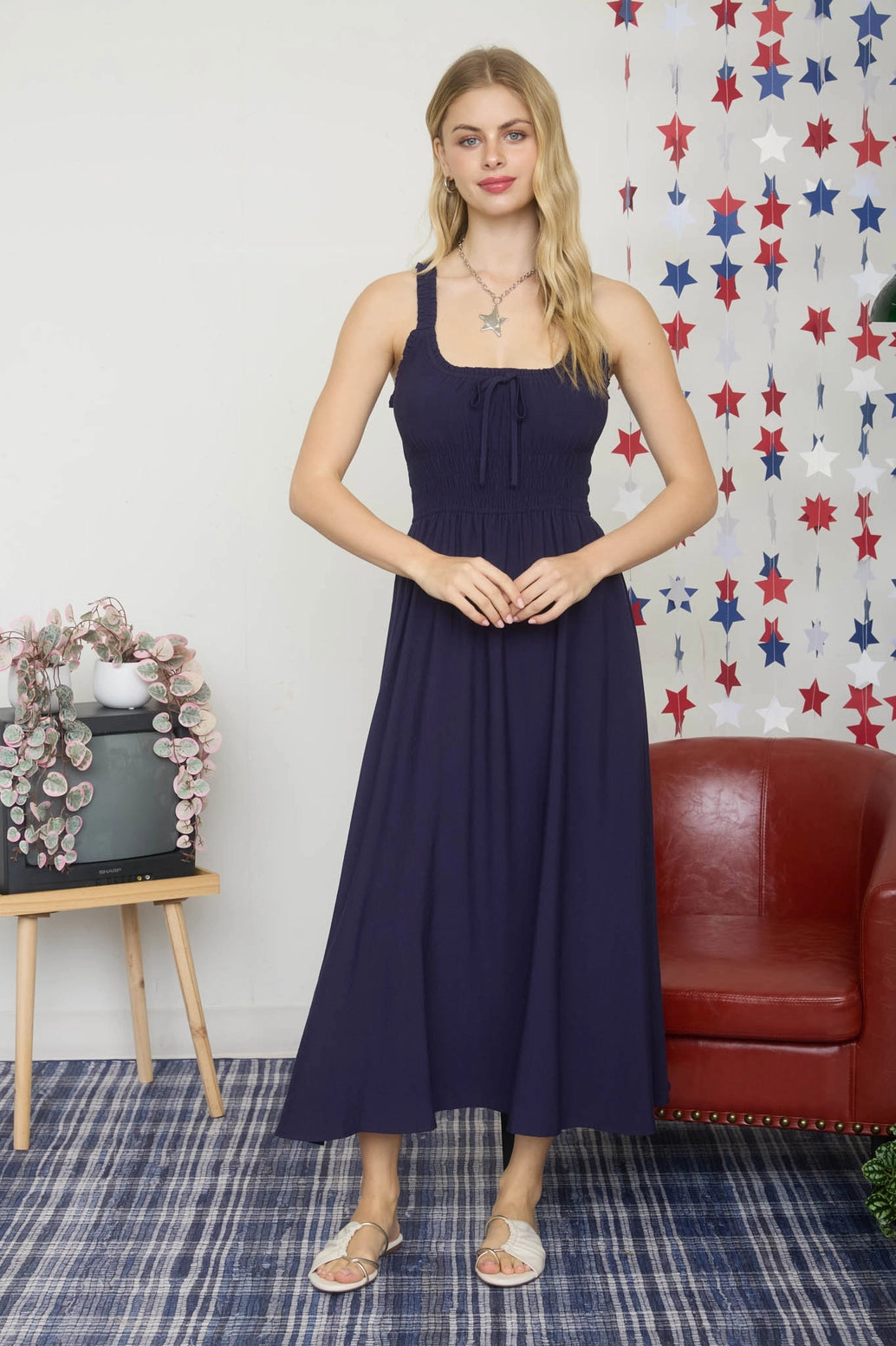 Melody Shirred Waist Dress
