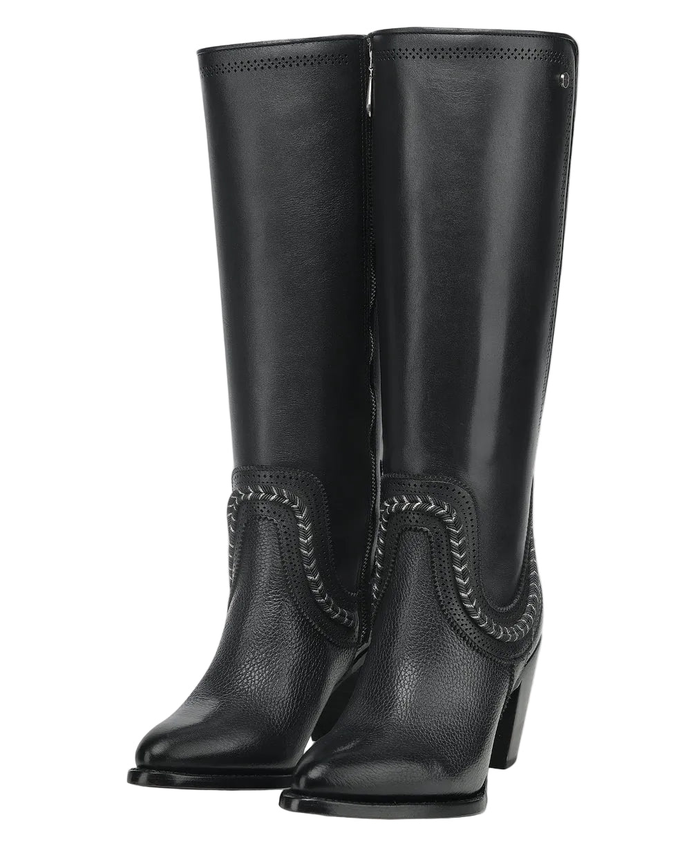 Bree Tall Black Bovine Ladies Boots