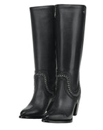 Bree Tall Black Bovine Ladies Boots
