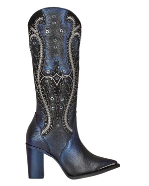 India Cuadra Overlay Studs Boots
