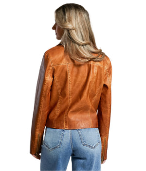 Brandy Moto Jacket