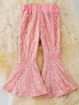 Roseanne Kids Sequins Bell Bottoms