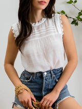 Cora Lace Detail Top