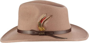 Indy Scala Feather Felt Hat