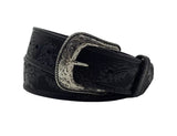 Horse Floral Stamped Belt 2in