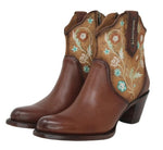 Andrea Floral Embroidered Leather Boot