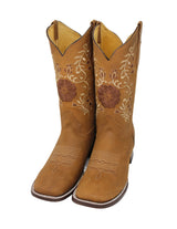 Katie Embroidery Cowgirl Boots (2 colors)