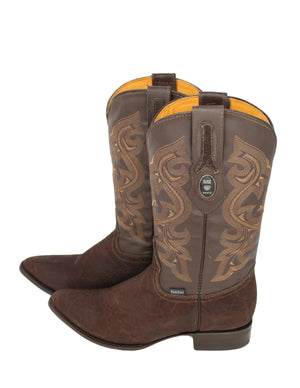 Bart Round Toe Textured Boots (2 colors)