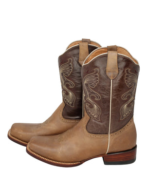 Tate Leather Cowboy Boot