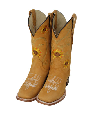 Shaylee Sunflower Cowgirl Boots