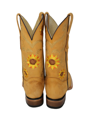 Shaylee Sunflower Cowgirl Boots