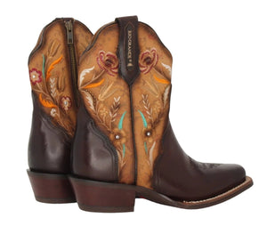 Raquel Floral Swarovski Short Boots