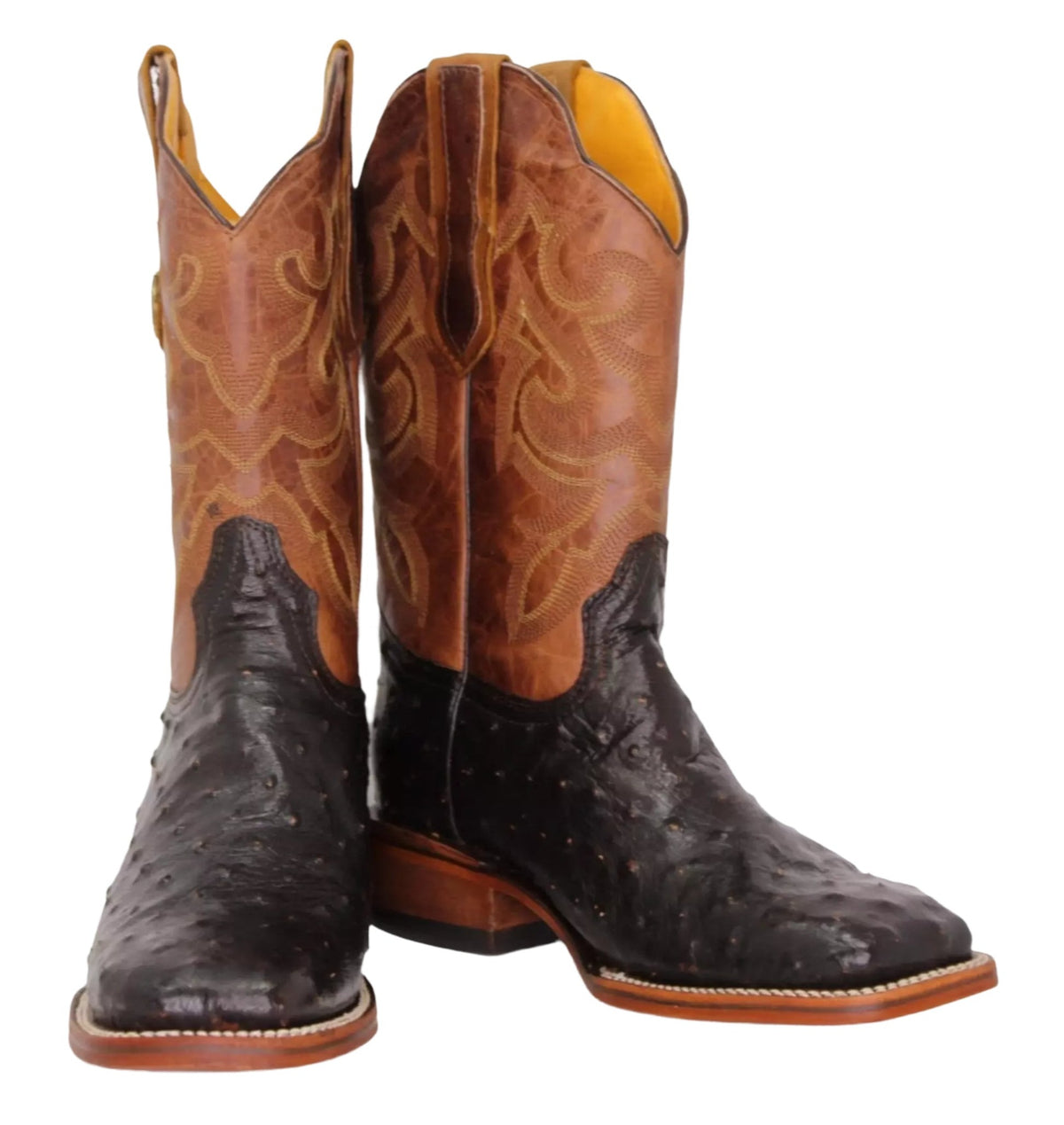 Josiah Real Ostrich Leather Boots