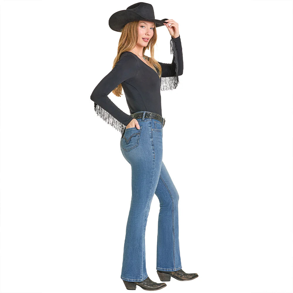Brennie High Rise Boot Cut Jeans