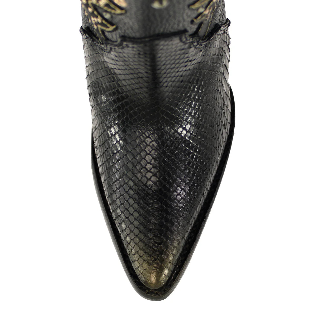 Harriet Black Python Ladies Boots