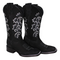 Calico Ivy Detail Cowgirl Boots