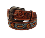 Stevie Beaded/Stamped Belt