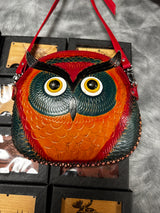 Owl Leather Bag