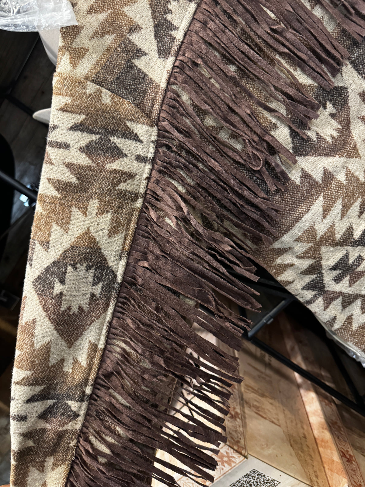 Brown Southwest Fringe Jacket