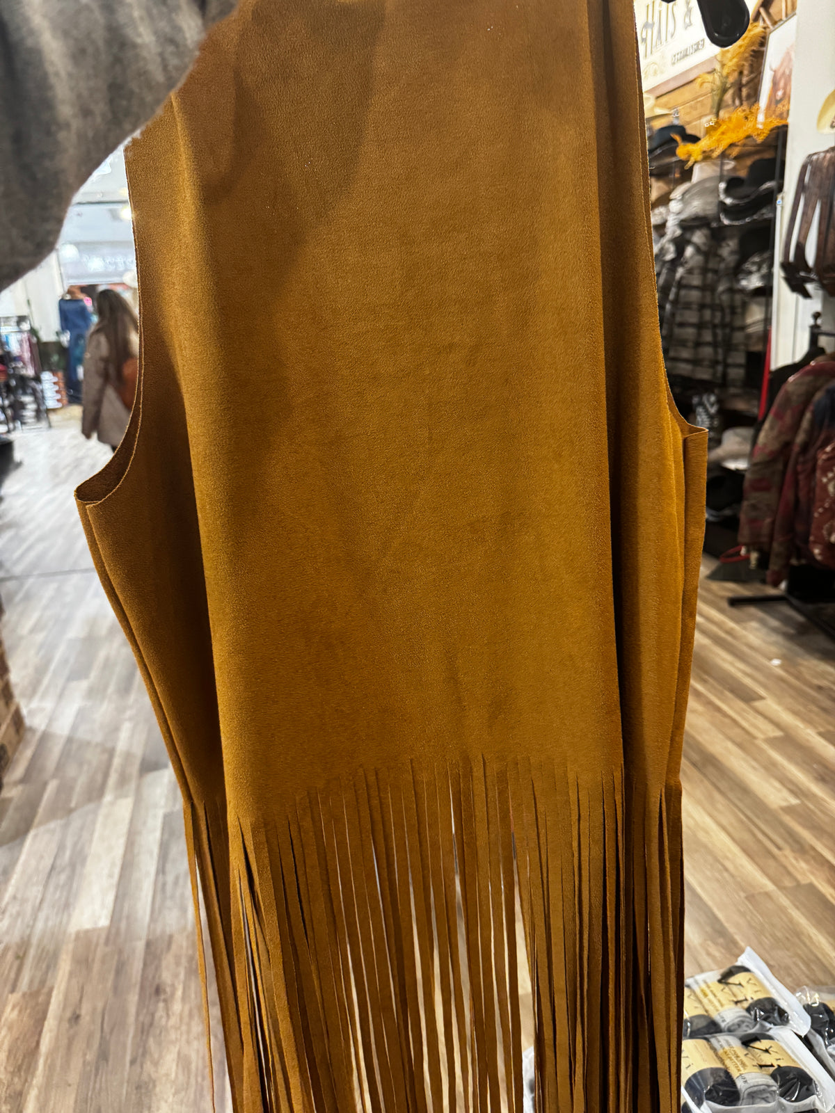 Cher Long Fringe Vest