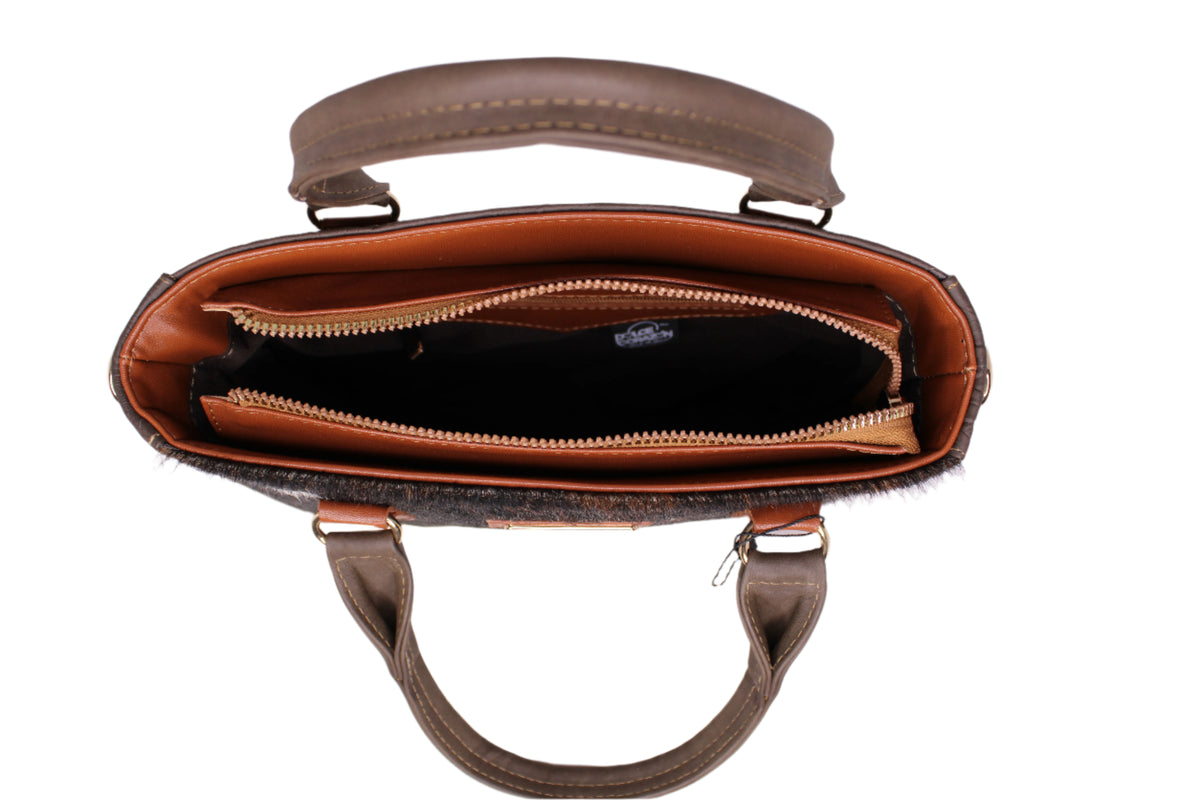 Elisa Leather Cowhide Handbag