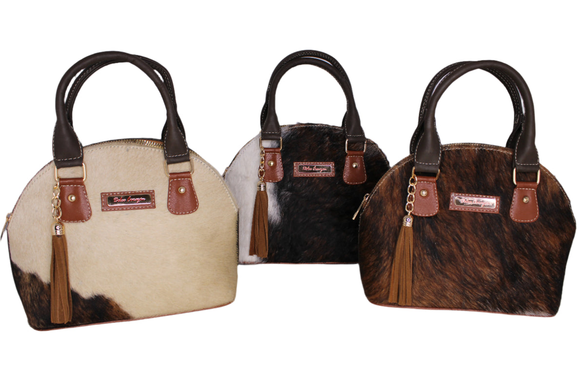 Abigial Leather Cowhide Handbag