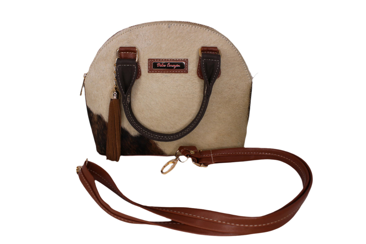 Abigial Leather Cowhide Handbag
