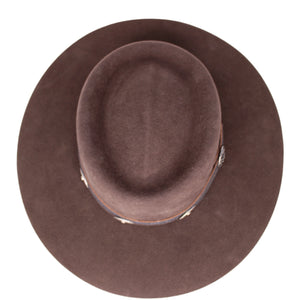 Sam Brown Felt Flat Brim Hat