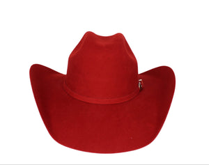 Trey 100X Wool Red Cowboy Hat