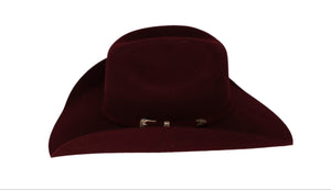 Trey 100X Wool Wine Cowboy Hat