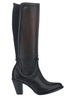 Bree Tall Brown Bovine Ladies Boots