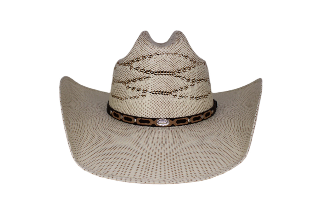Vincent Two Tone Vented Straw Hat