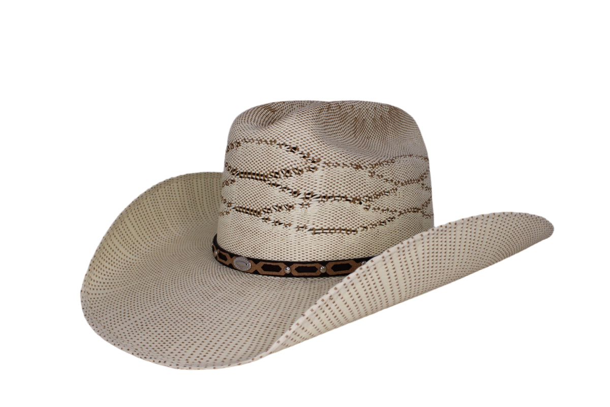 Vincent Two Tone Vented Straw Hat