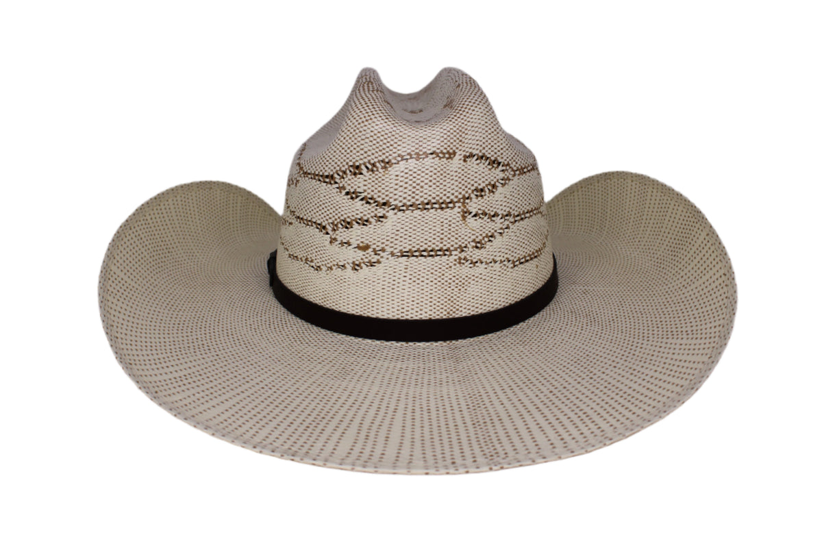 Vincent Two Tone Vented Straw Hat