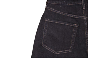 Daisy Cow Hide Denim Shorts