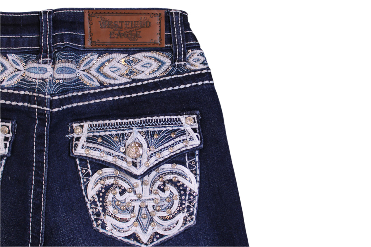 Becca Bootcut Bling Jeans