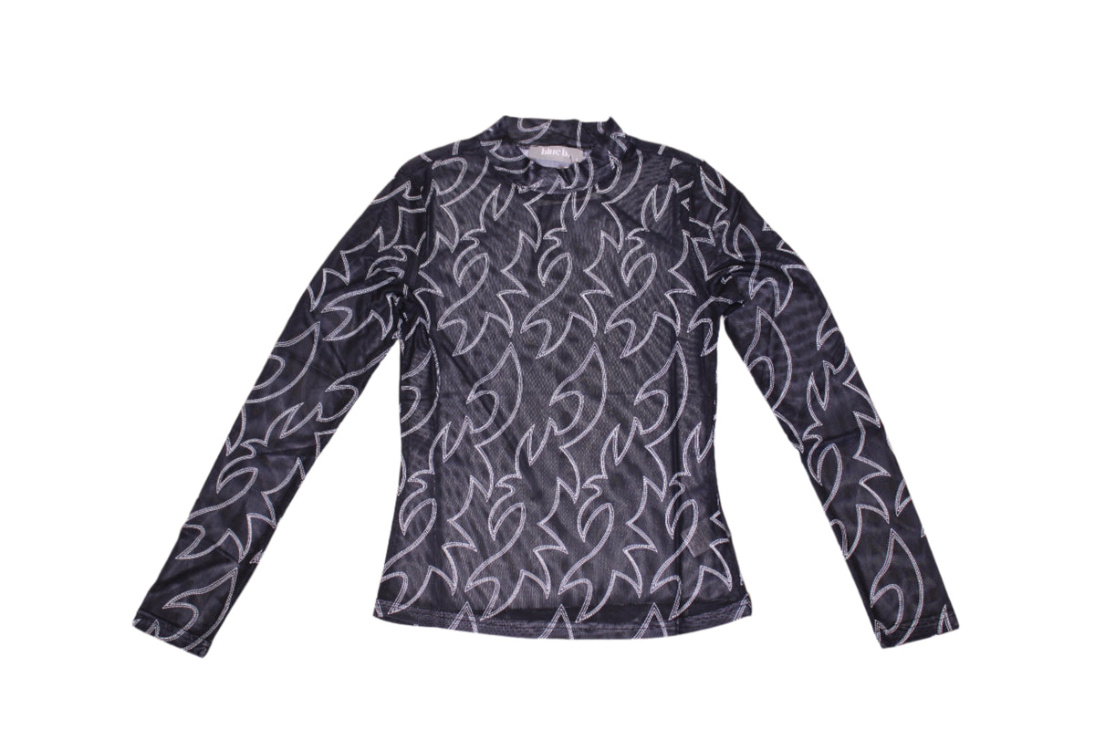 Bonnie Boot Stitch Mesh Top