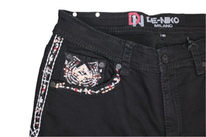 Angus Men's Denim Black Jeans
