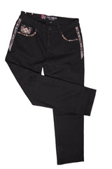Angus Men's Denim Black Jeans