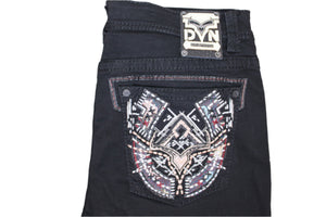 Angus Men's Denim Black Jeans