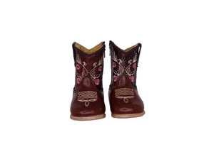CeCe Floral Baby Boots