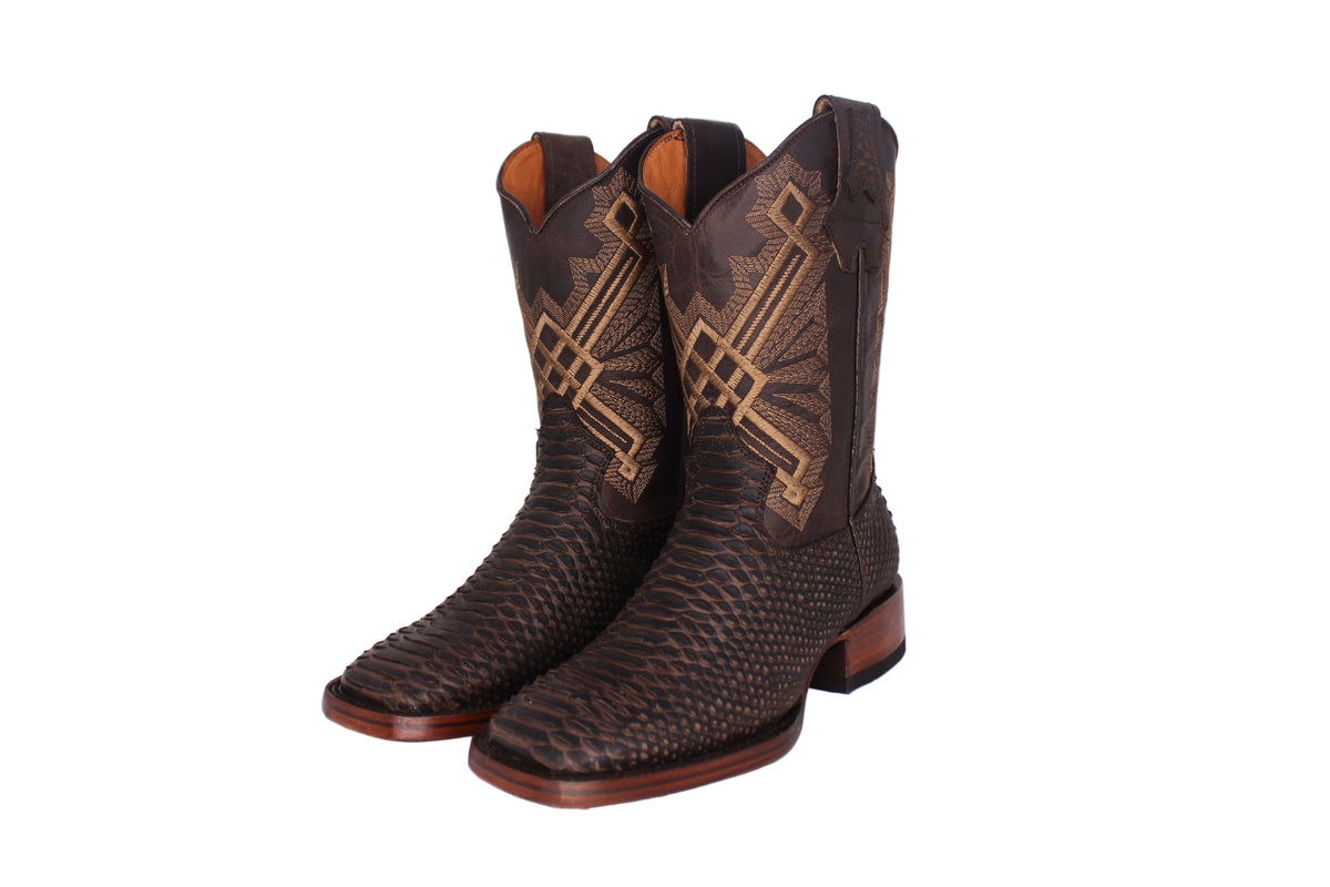 Alexo Python Cowboy Boots