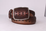 Huntley Woven Leather Belt