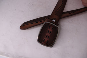 Huntley Woven Leather Belt