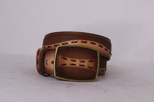 Huntley Woven Leather Belt