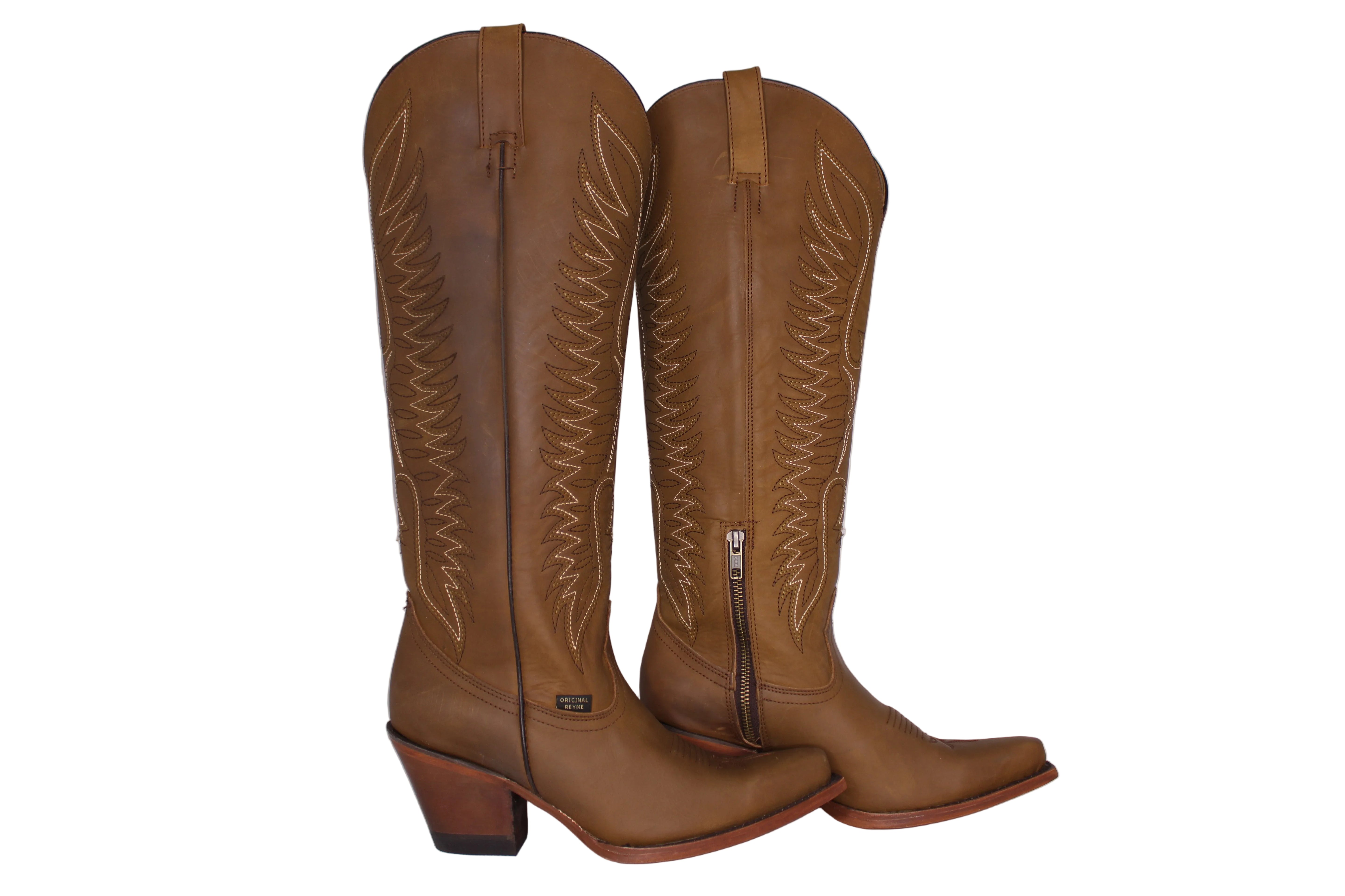 Denis Brown Tall Boot
