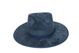 Savannah Flat Brim Suede Hat