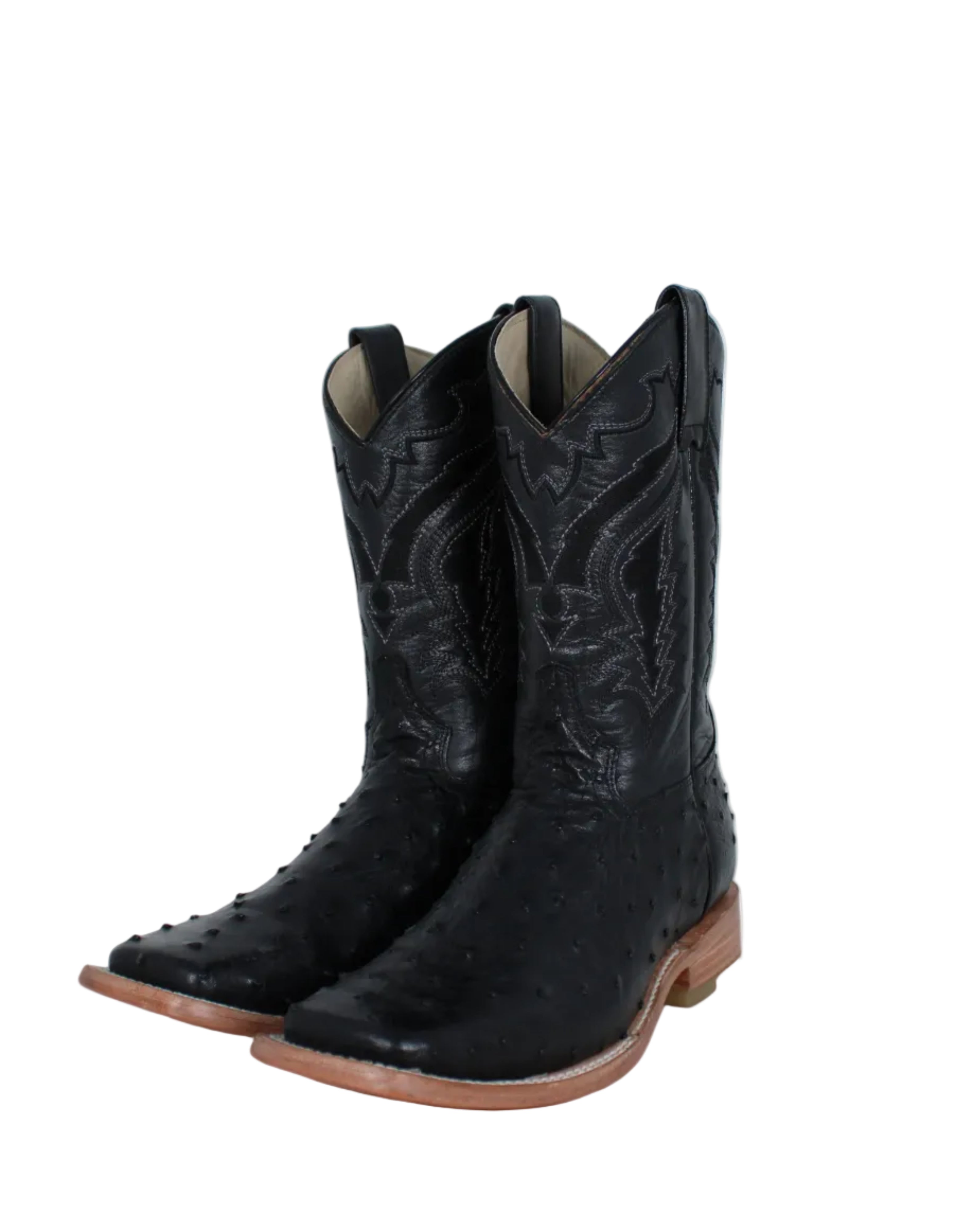 Henry Ostrich Leather Boots